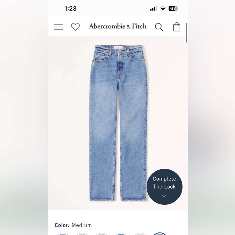 Ultra High Rise 90s Straight Jean